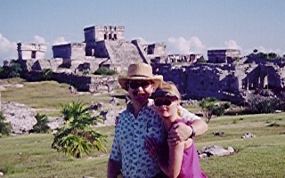 Dave and Colette at Tulum